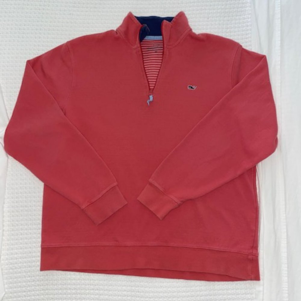 VINEYARD VINES 1/4 Zip SANKATY Mens PULLOVER, Medium